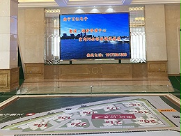 奥园-园著销售公司室内LED大屏幕