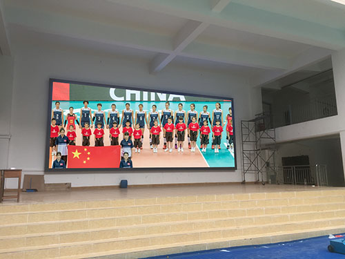广西机电工程学校LED显示屏
