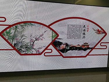 手机拍照LED显示屏效果