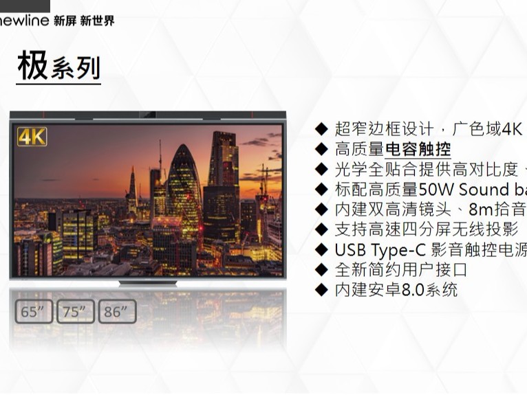 Newline商显一体机系列有哪些不同的特点